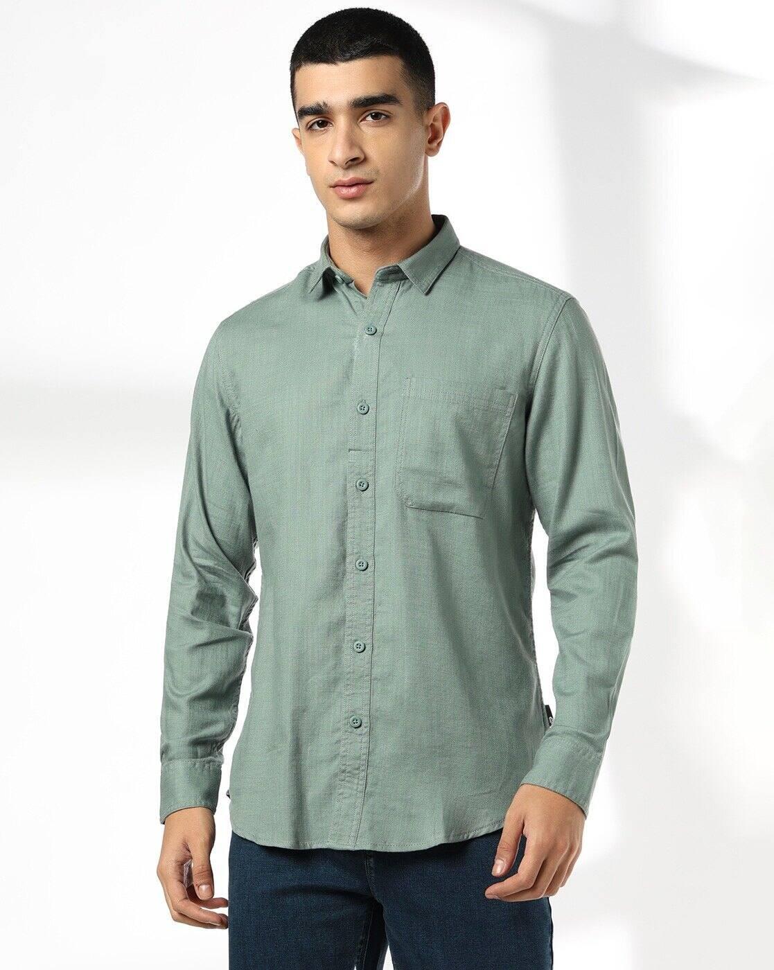 JOHN PLAYERS JEANS | Men Slim Fit Classic Shirt|3
