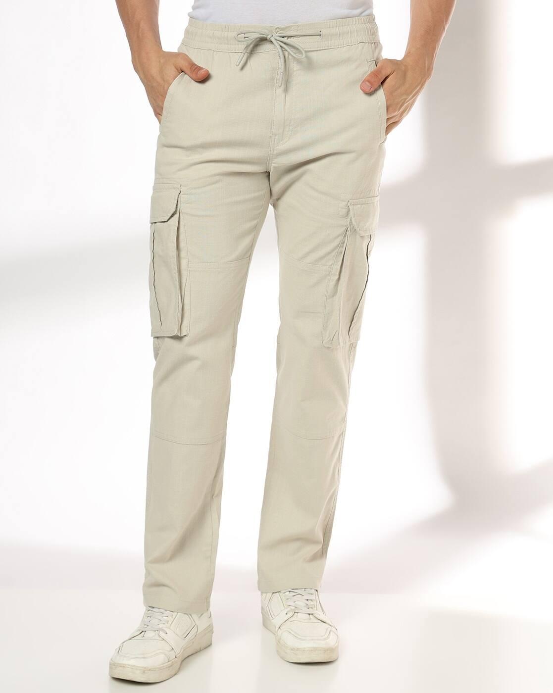 Men Straight Fit Cargo Pants