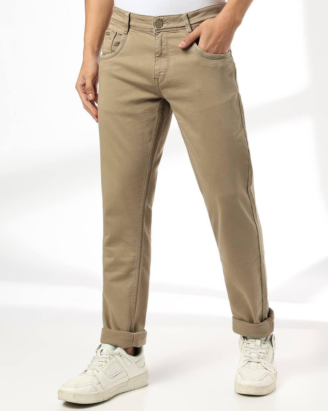 JOHN PLAYERS JEANS | Men Lightly Washed Slim Fit Jeans|3