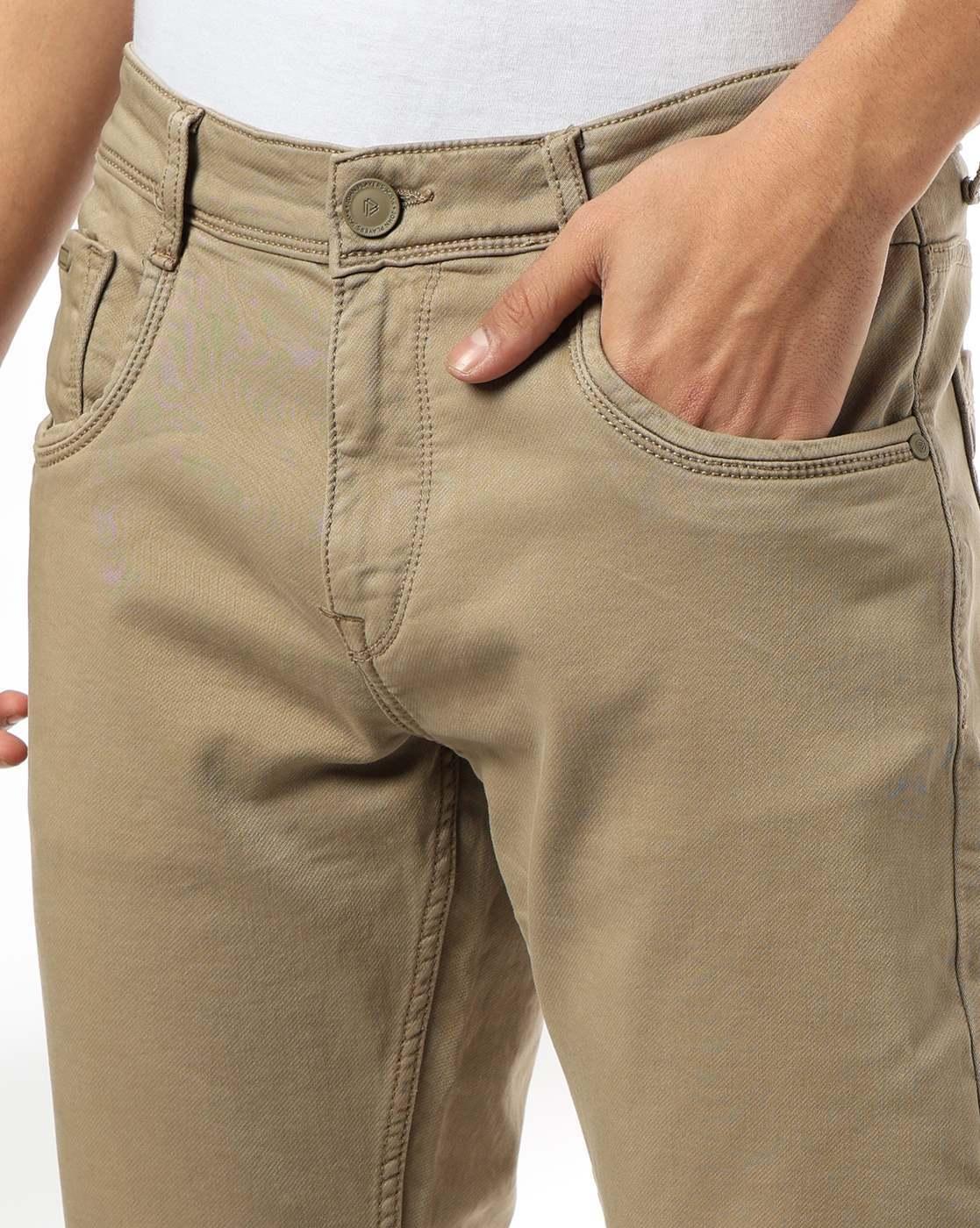 JOHN PLAYERS JEANS | Men Lightly Washed Slim Fit Jeans|4