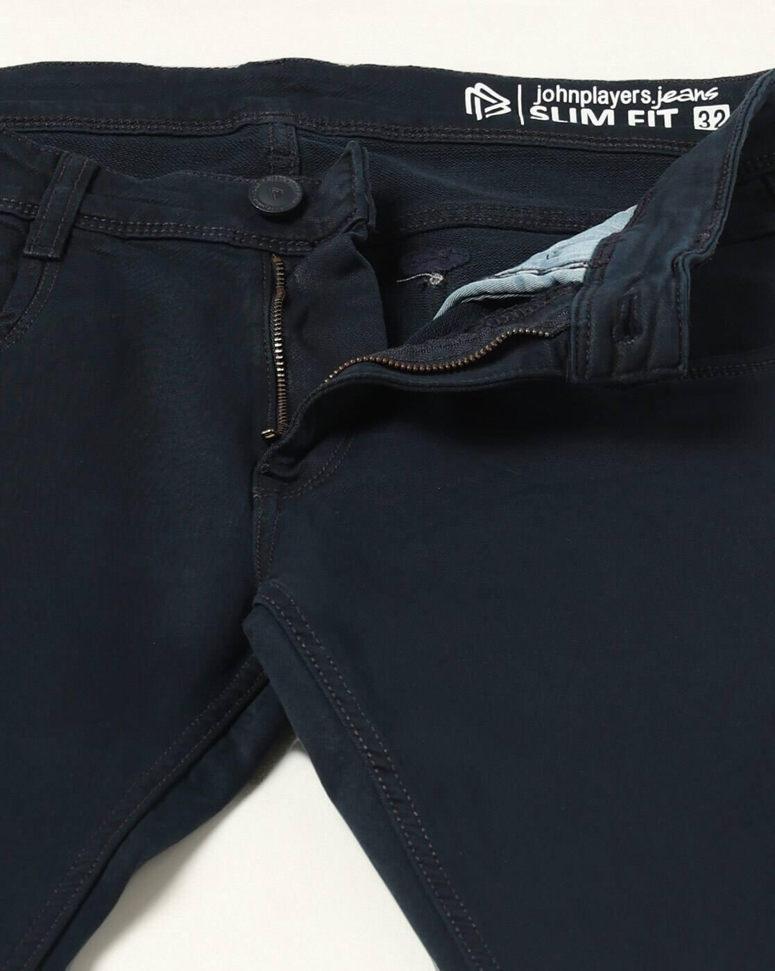 JOHN PLAYERS JEANS | Men Mid-Rise Slim Fit Jeans|4