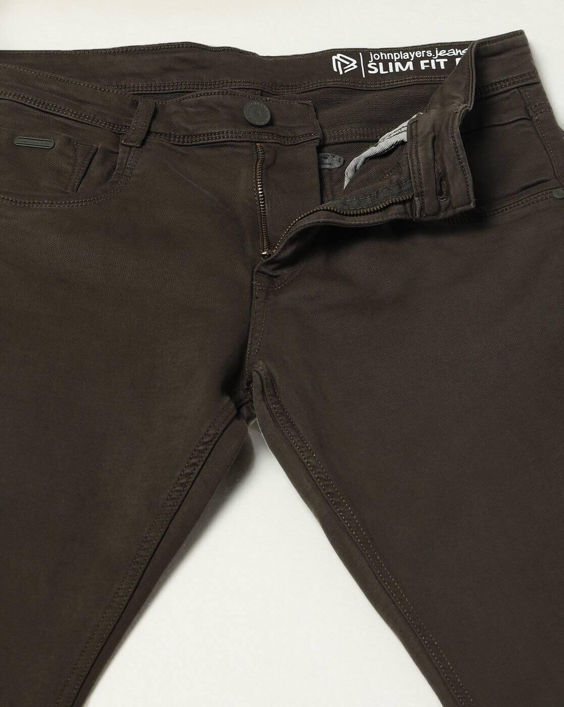 JOHN PLAYERS JEANS | Men Mid-Rise Slim Fit Jeans|4