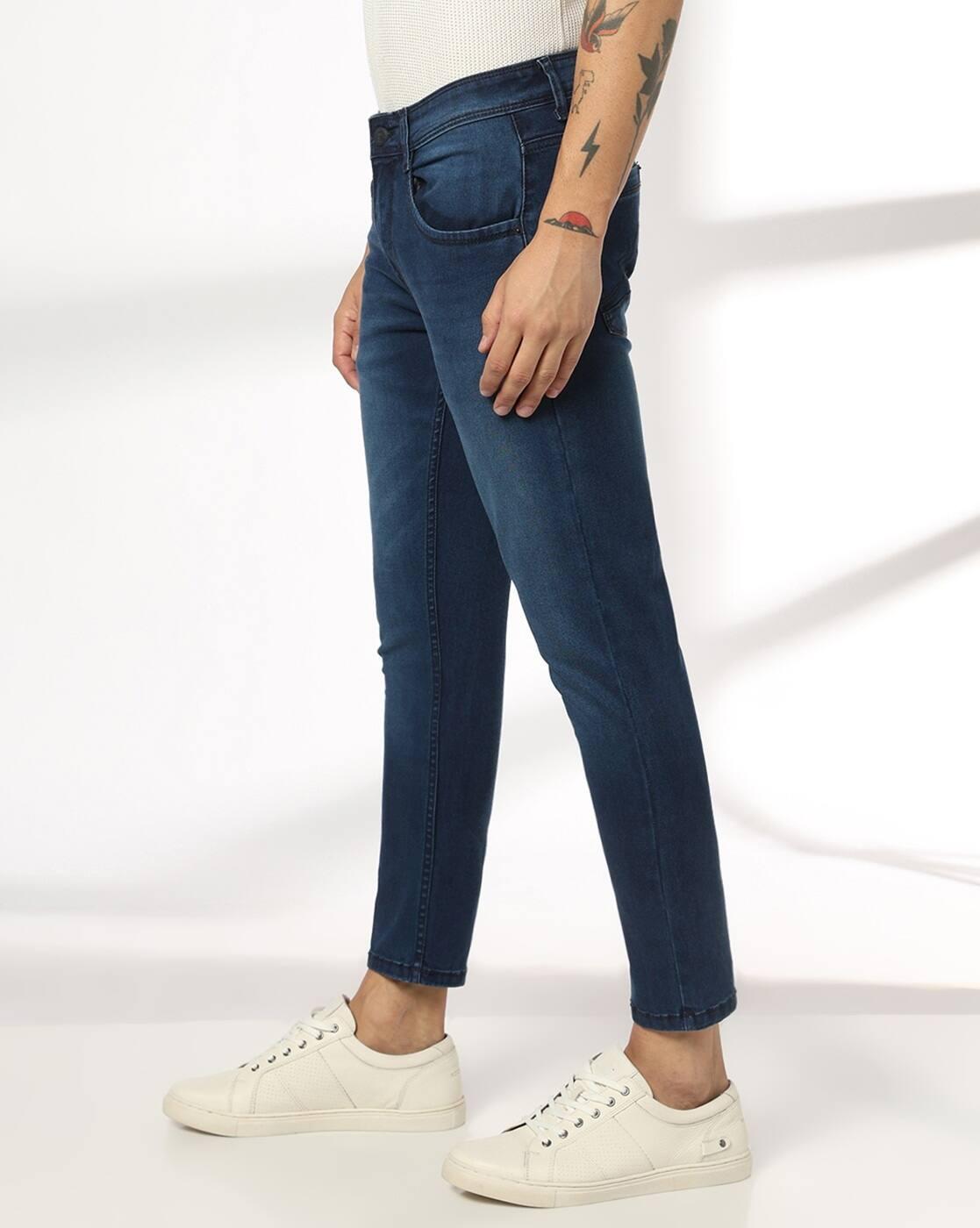 JOHN PLAYERS JEANS | Men Lightly Washed Skinny Fit Jeans|1