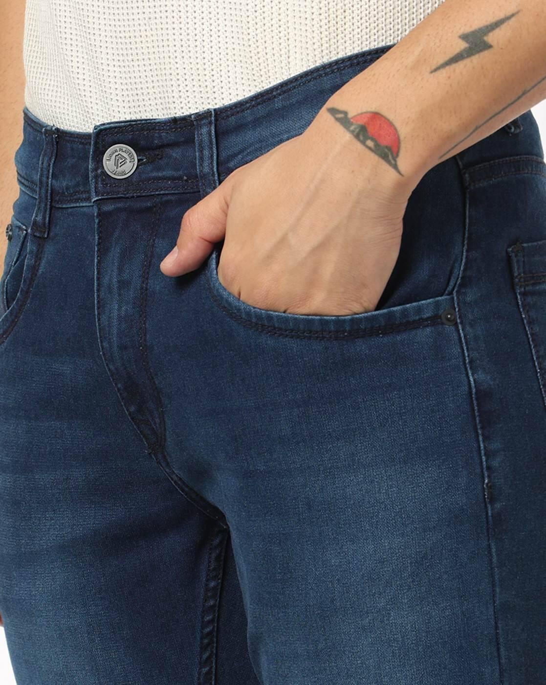 JOHN PLAYERS JEANS | Men Lightly Washed Skinny Fit Jeans|3
