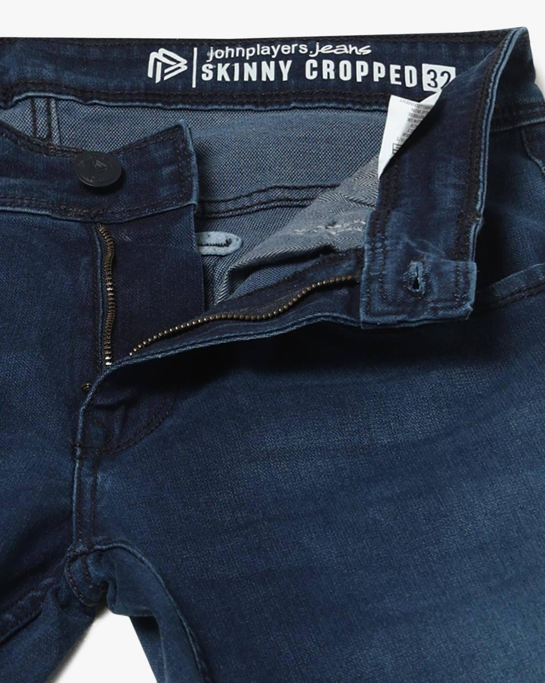 JOHN PLAYERS JEANS | Men Lightly Washed Skinny Fit Jeans|4