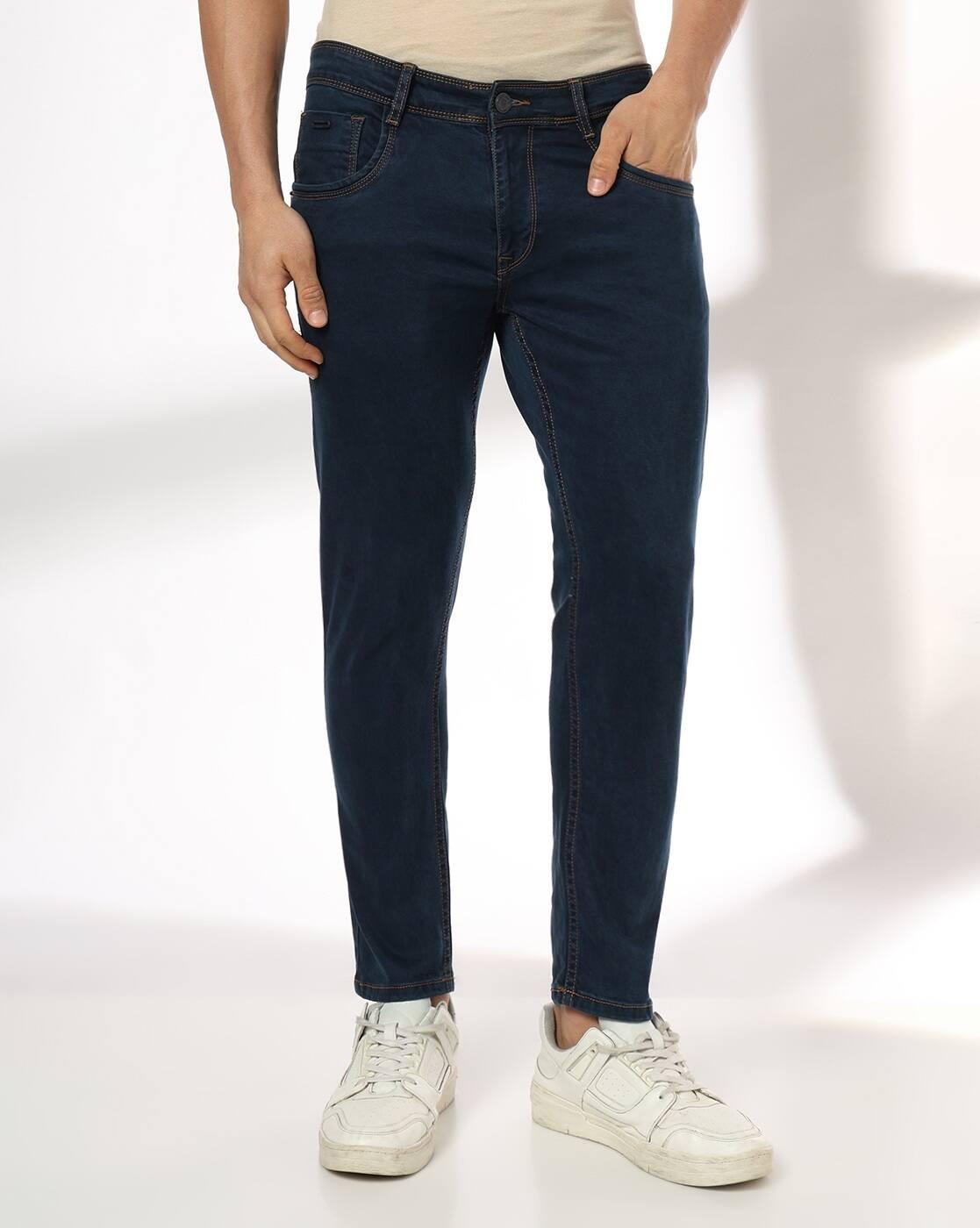 JOHN PLAYERS JEANS | Men Mid-Rise Slim Fit Jeans|0