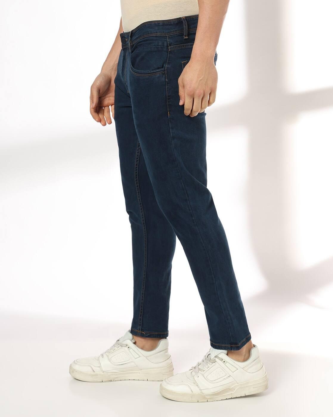 JOHN PLAYERS JEANS | Men Mid-Rise Slim Fit Jeans|1