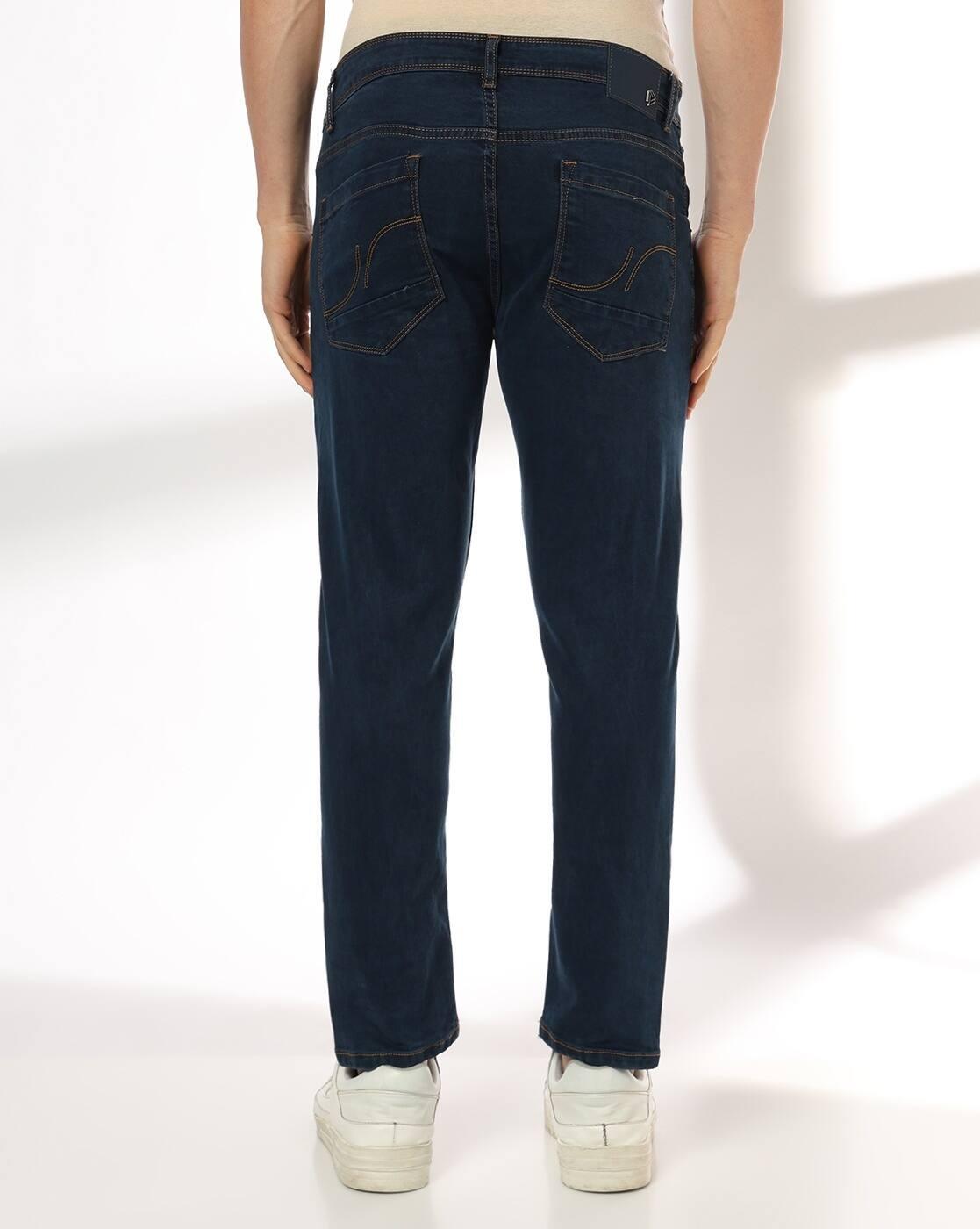 JOHN PLAYERS JEANS | Men Mid-Rise Slim Fit Jeans|2