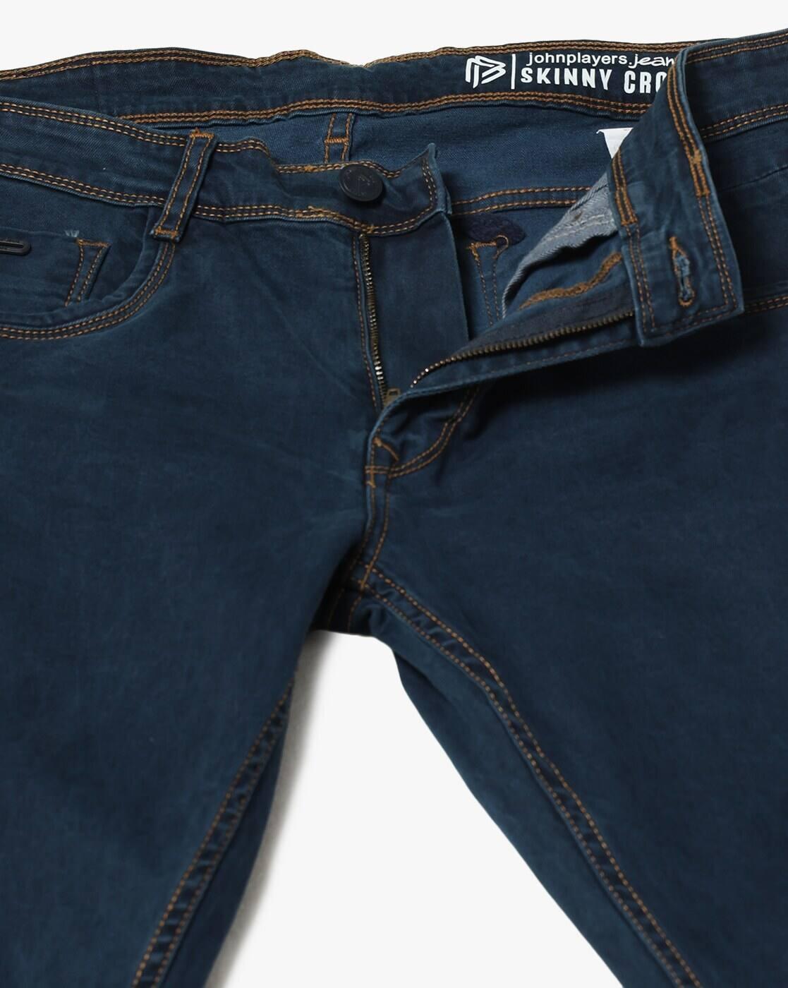 JOHN PLAYERS JEANS | Men Mid-Rise Slim Fit Jeans|4