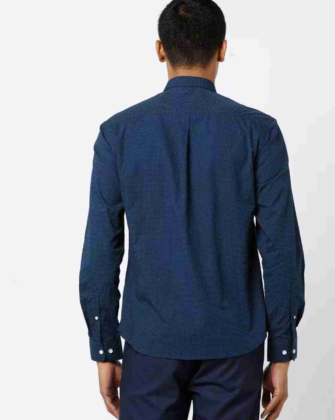 JOHN PLAYERS | Textured Extra-Slim Fit Shirt|1