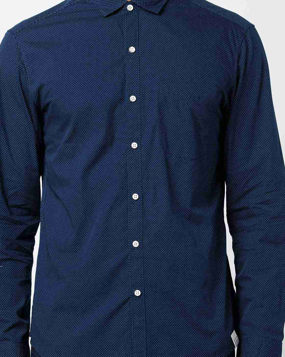JOHN PLAYERS | Textured Extra-Slim Fit Shirt|2
