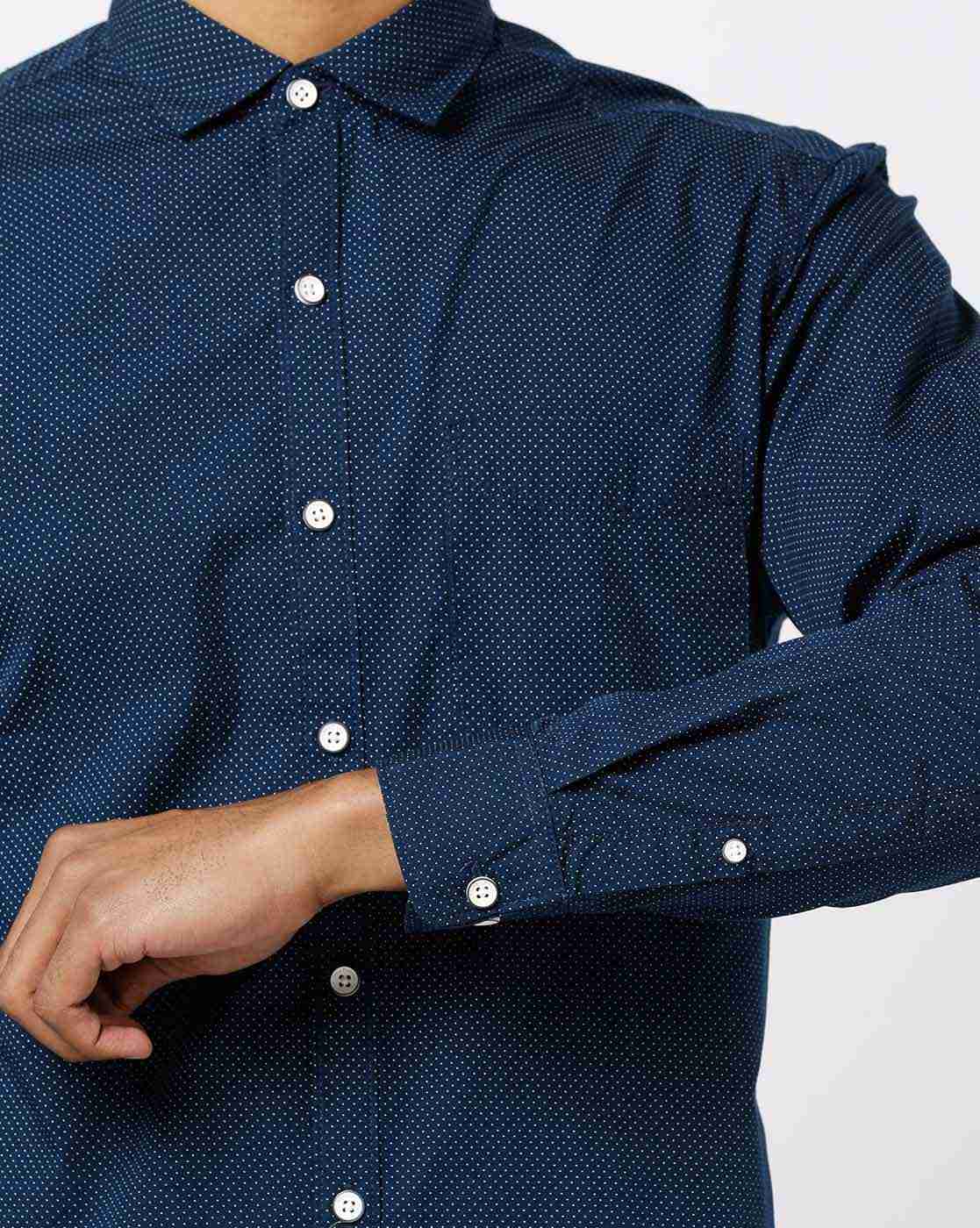 JOHN PLAYERS | Textured Extra-Slim Fit Shirt|3