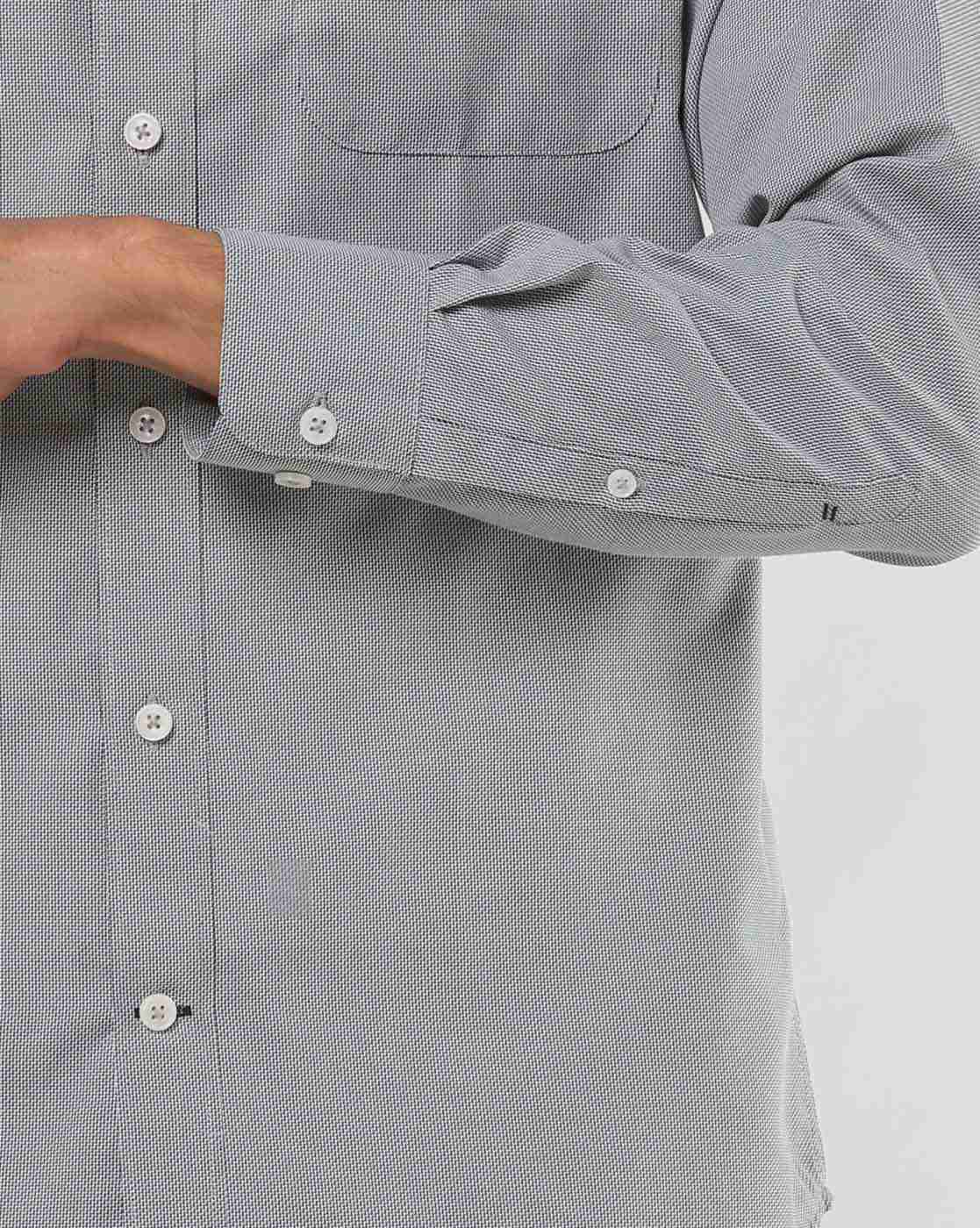 JOHN PLAYERS | Textured Slim Fit Shirt with Patch Pocket|3