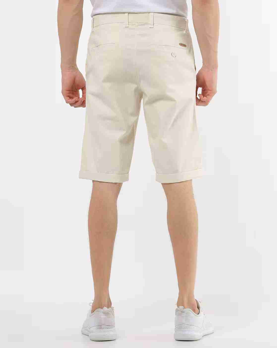 John Players | Slim Fit Flat-Front Shorts|2