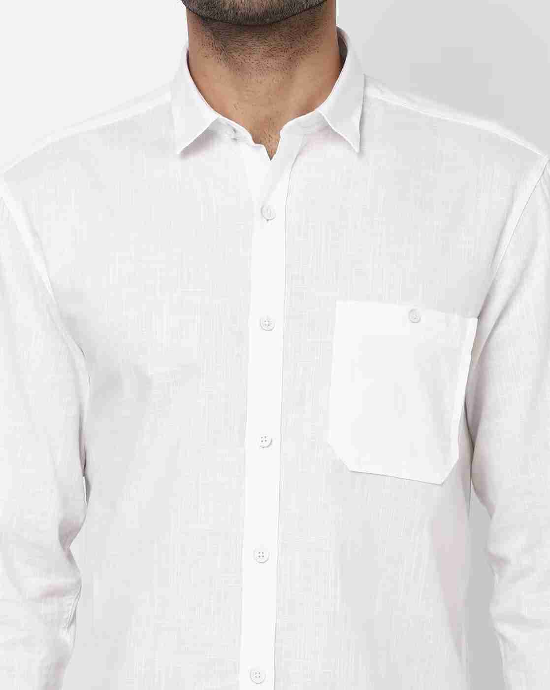 JOHN PLAYERS | Extra Slim Fit Shirt with Patch Pocket|2