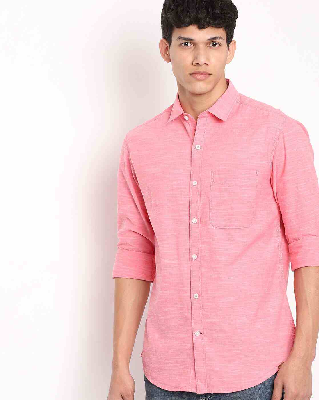 Extra Slim Fit Shirt with Patch Pocket