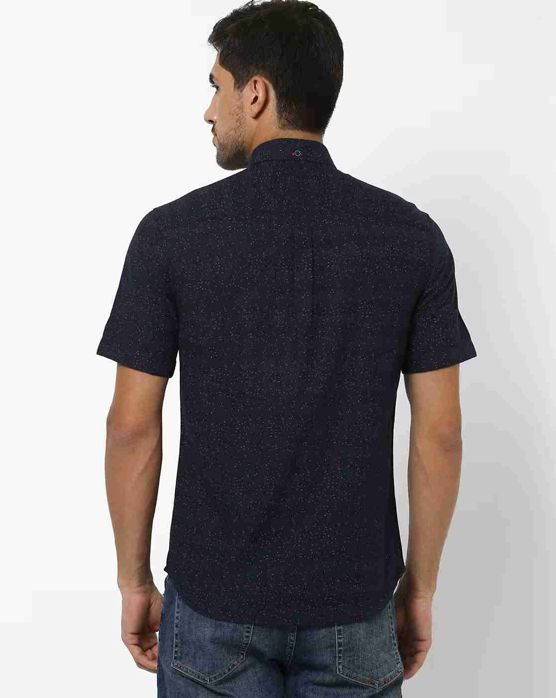 JOHN PLAYERS | Speckle Print Extra Slim Fit Shirt|1