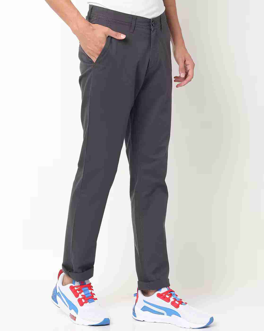 Slim Fit Chinos with Insert Pockets