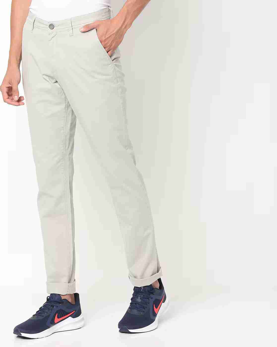 Slim Fit Chinos with Insert Pockets