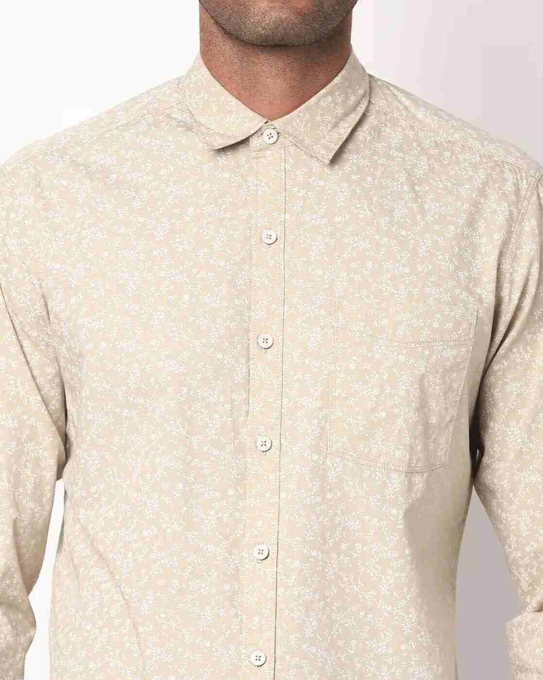 JOHN PLAYERS | Extra Slim Fit Shirt with Patch Pocket|2