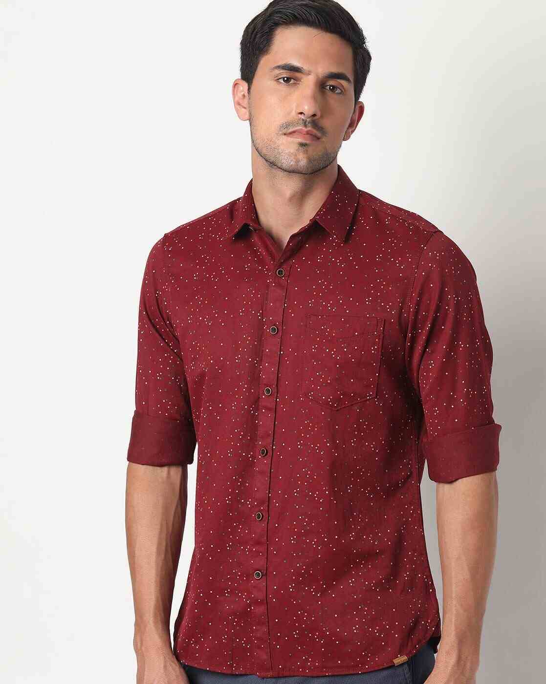 Printed Slim Fit Shirt