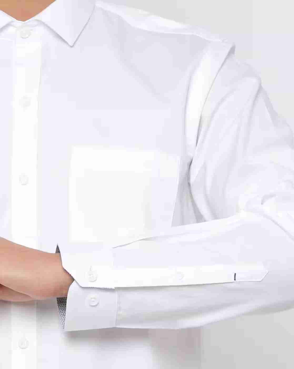 JOHN PLAYERS | Geometric Print Slim Fit Shirt with Patch Pocket|3