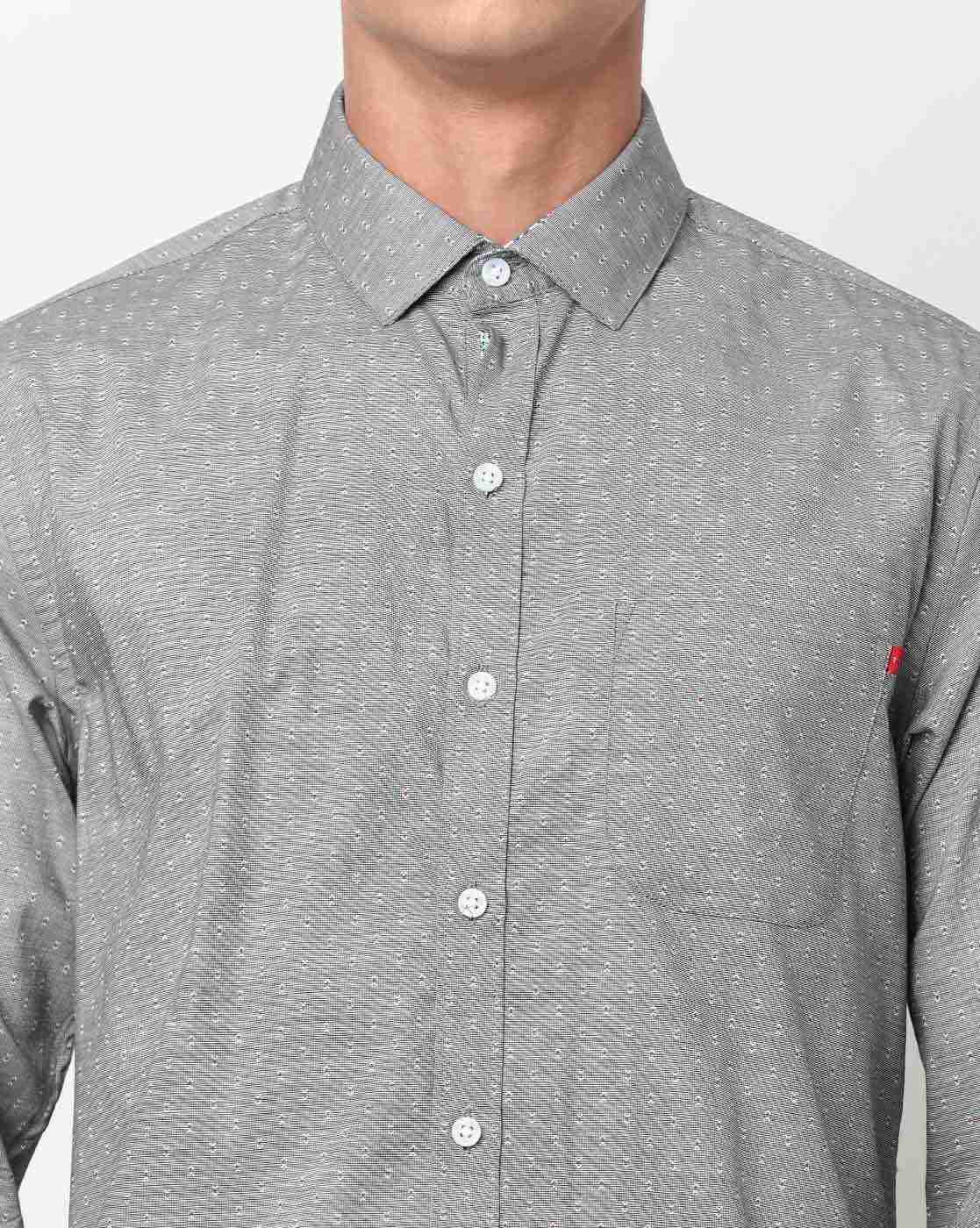 John Players | Printed Slim Fit Shirt|2