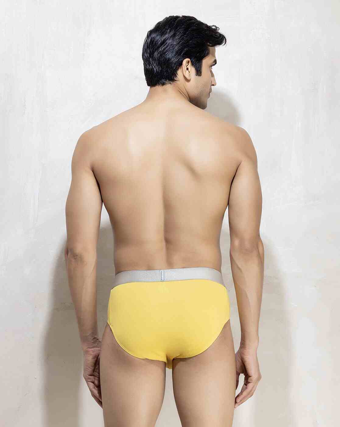 JOHN PLAYERS | Men Cotton Briefs with Logo Waistband|3