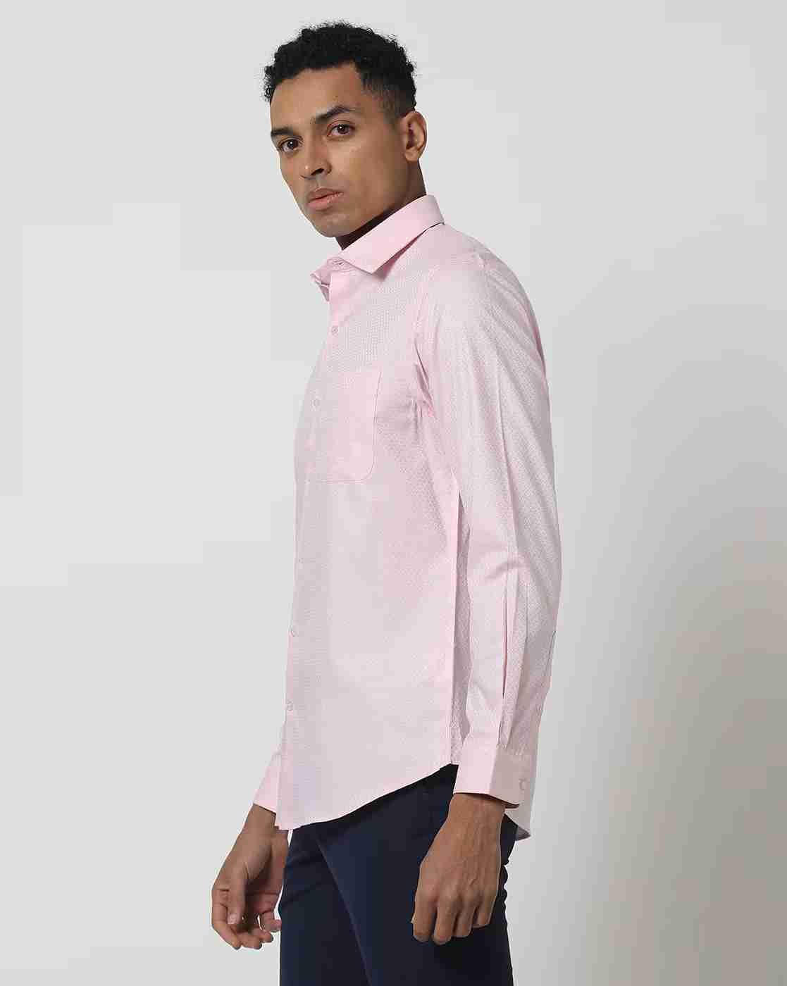 JOHN PLAYERS | Men Checked Slim Fit Shirt|1