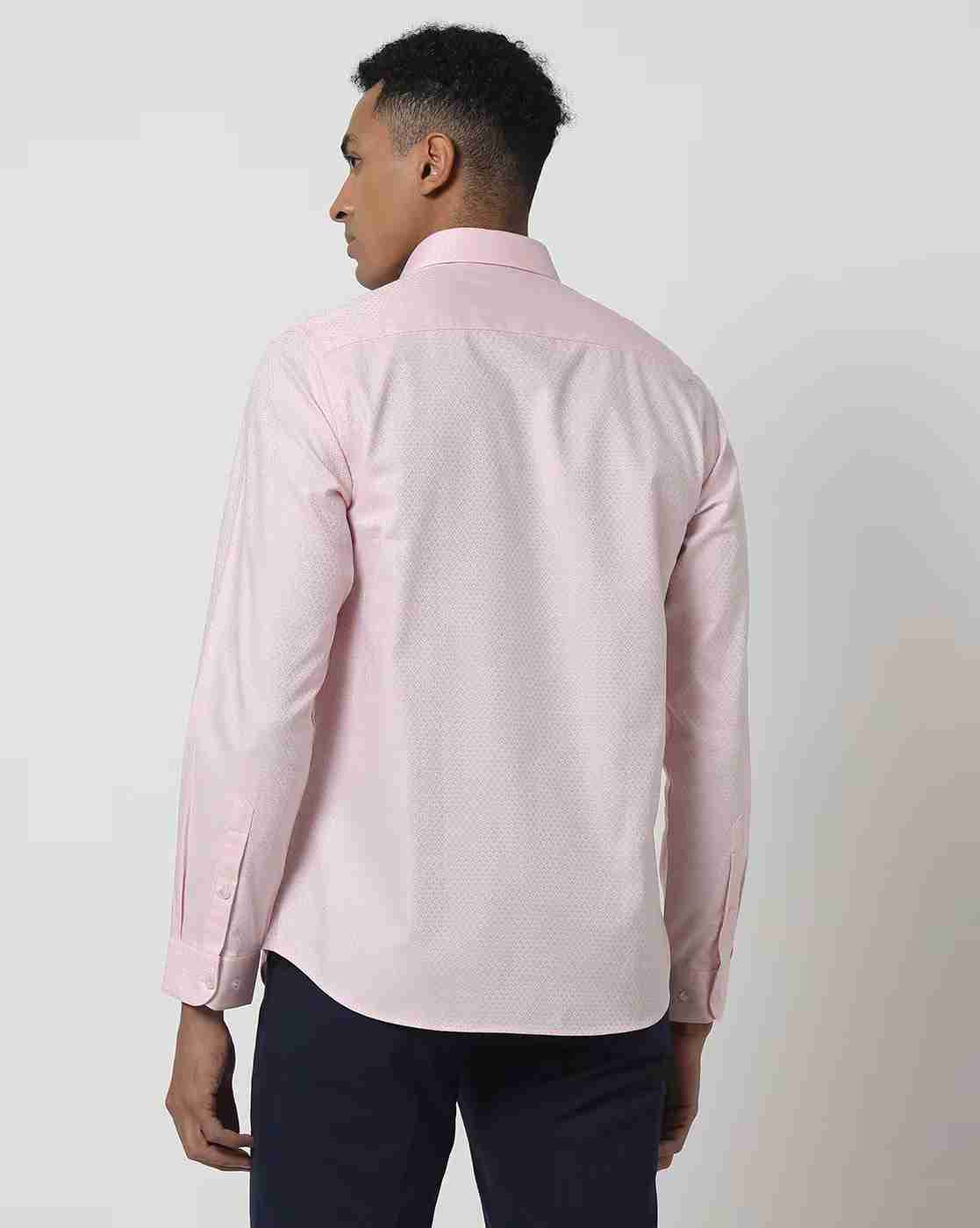 JOHN PLAYERS | Men Checked Slim Fit Shirt|2