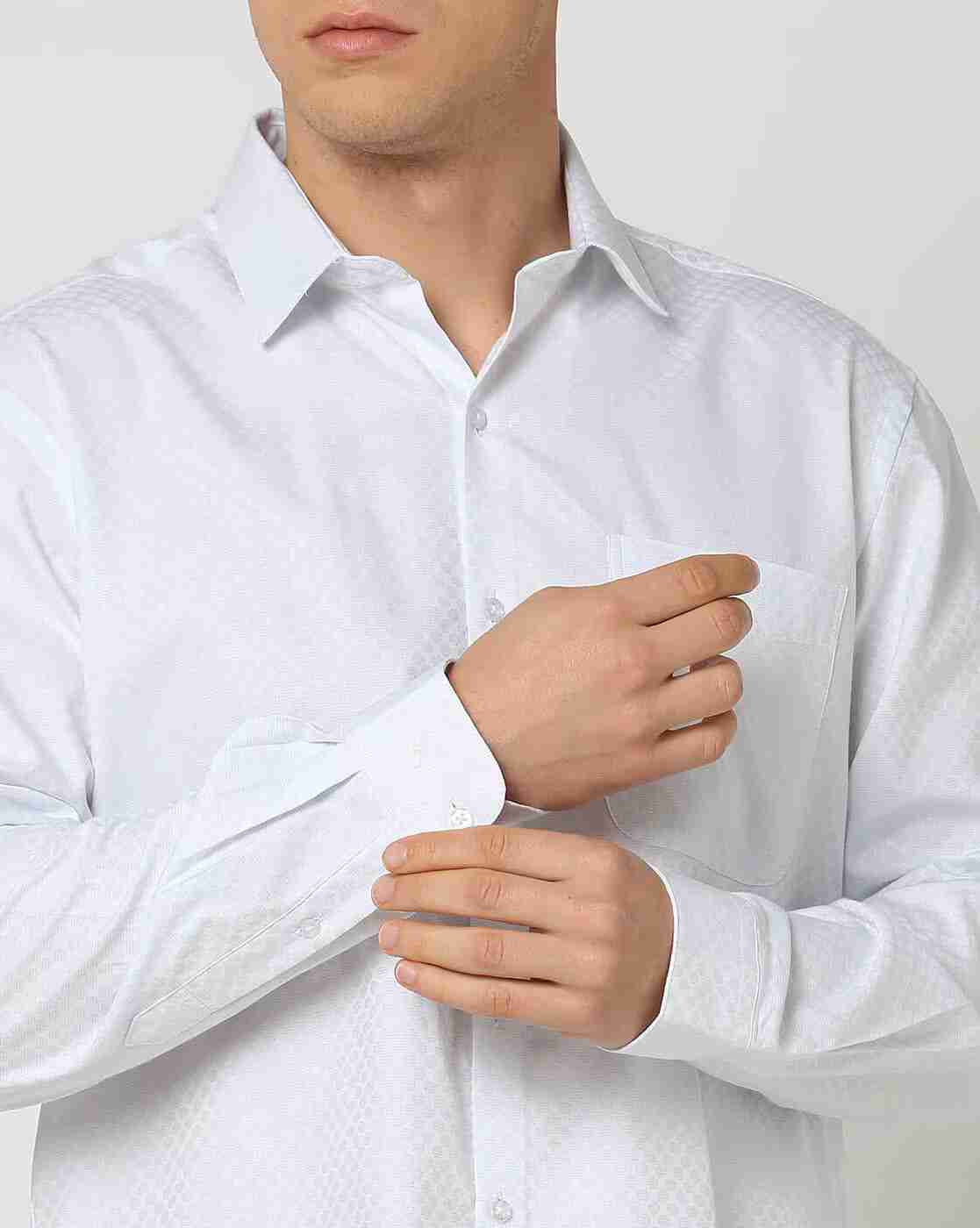 JOHN PLAYERS | Men Checked Regular Fit Shirt|3