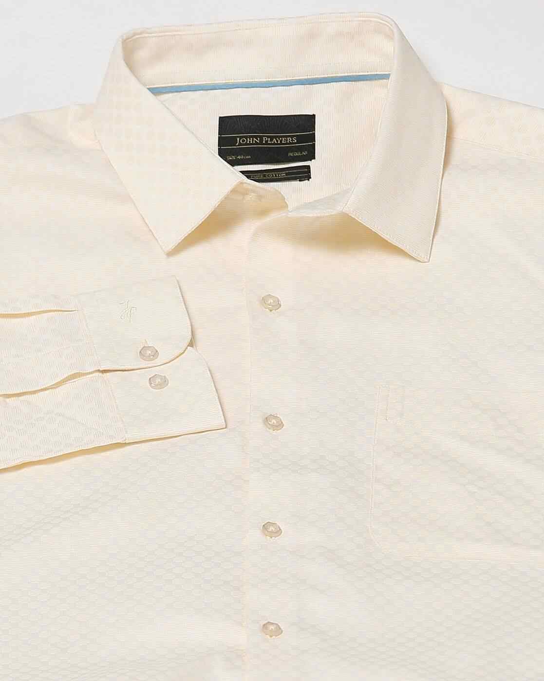 JOHN PLAYERS | Men Checked Regular Fit Shirt|4