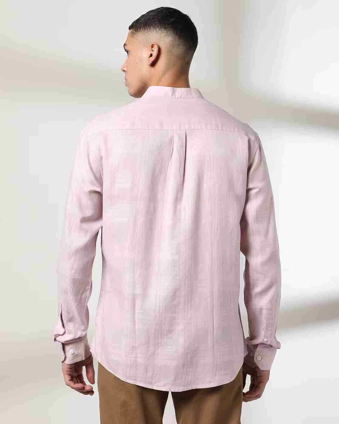 JOHN PLAYERS | Men Checked Slim Fit Shirt|3