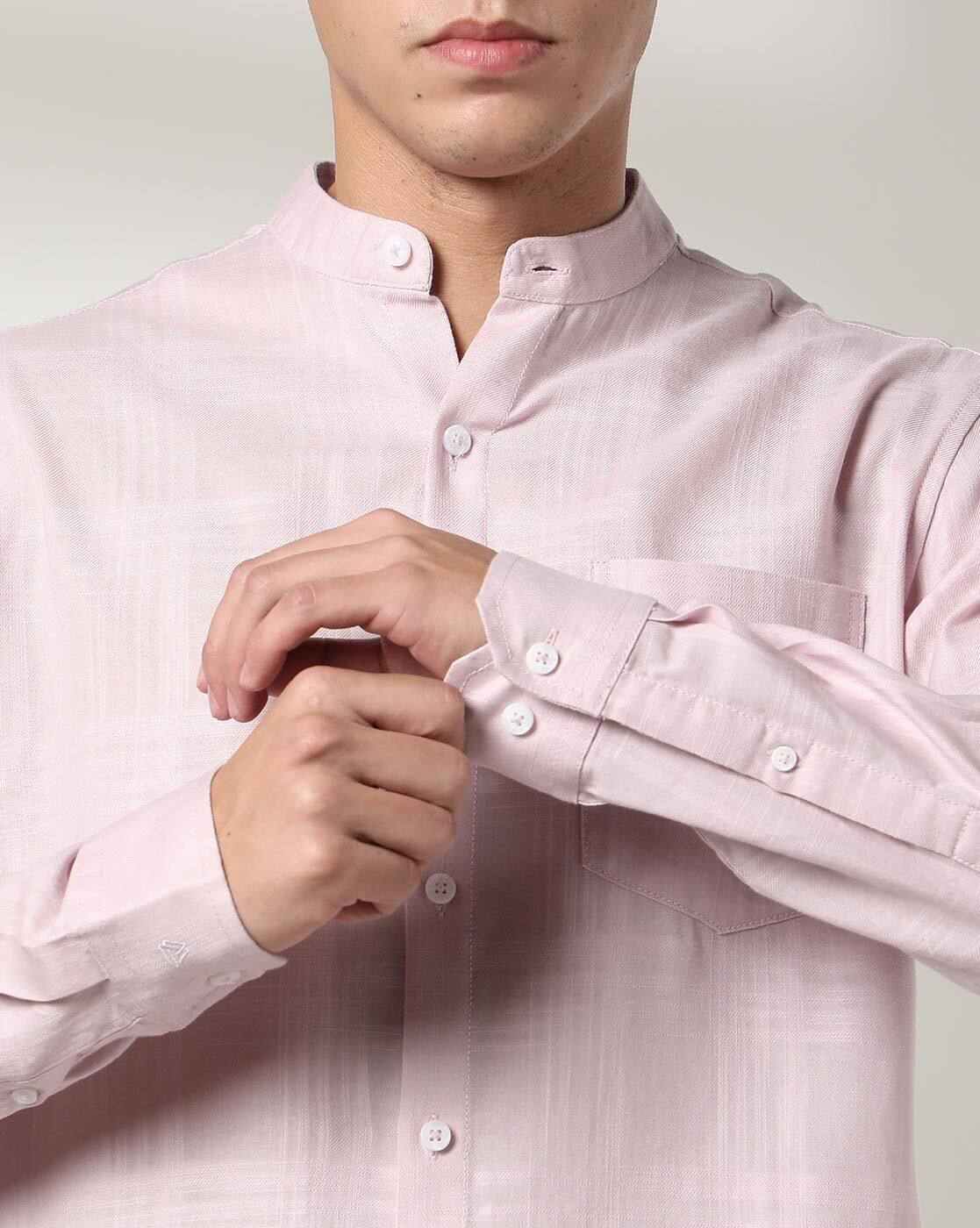 JOHN PLAYERS | Men Checked Slim Fit Shirt|4