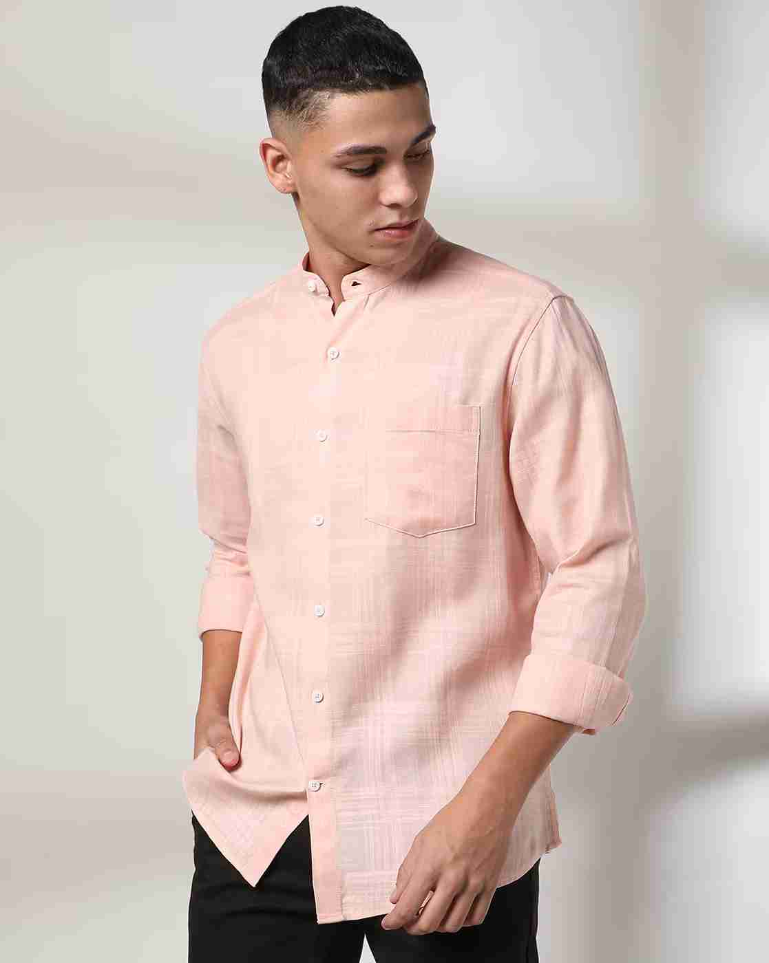 Men Checked Slim Fit Shirt