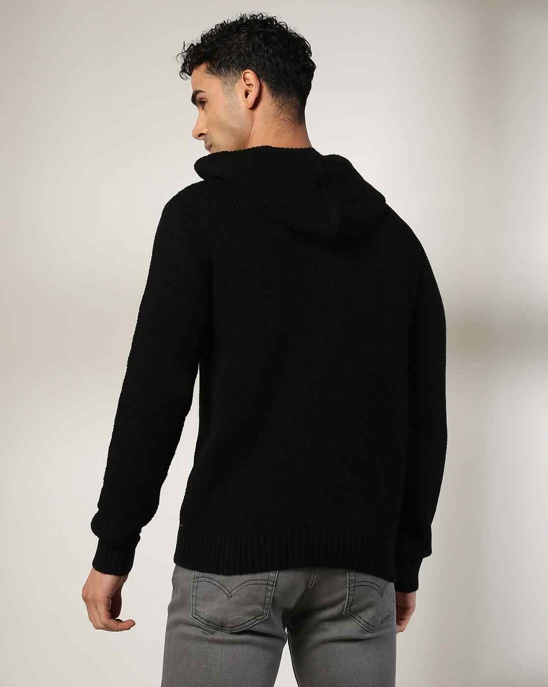 JOHN PLAYERS | Men Slim Fit Hooded Pullover|3