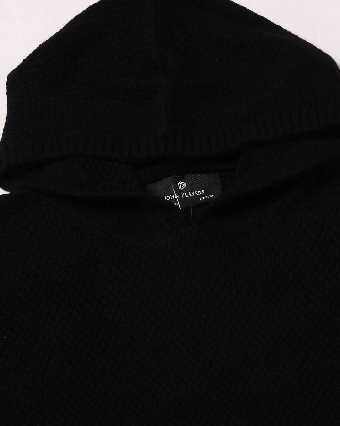 JOHN PLAYERS | Men Slim Fit Hooded Pullover|5