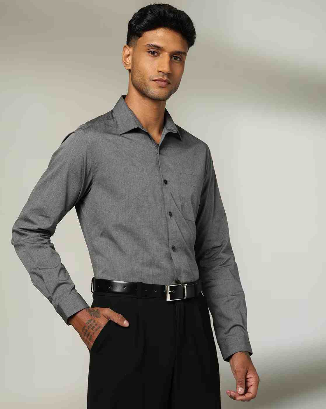 John Players | Men Slim Fit Shirt|0