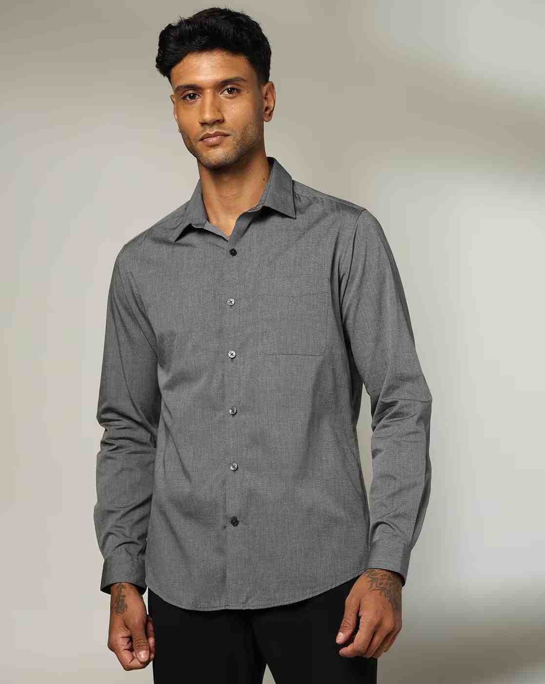 John Players | Men Slim Fit Shirt|1