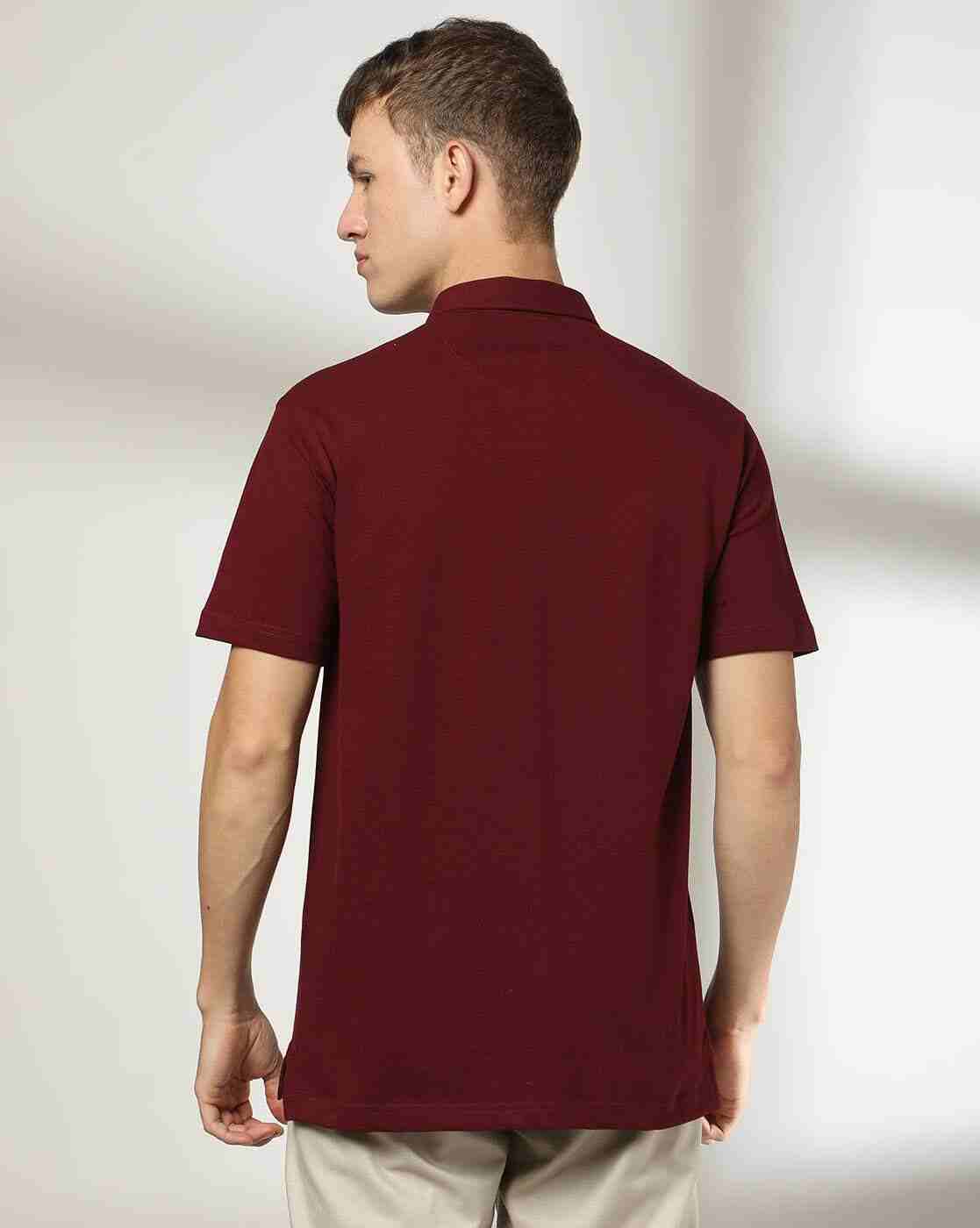 JOHN PLAYERS | Men Slim Fit Polo T-Shirt|2