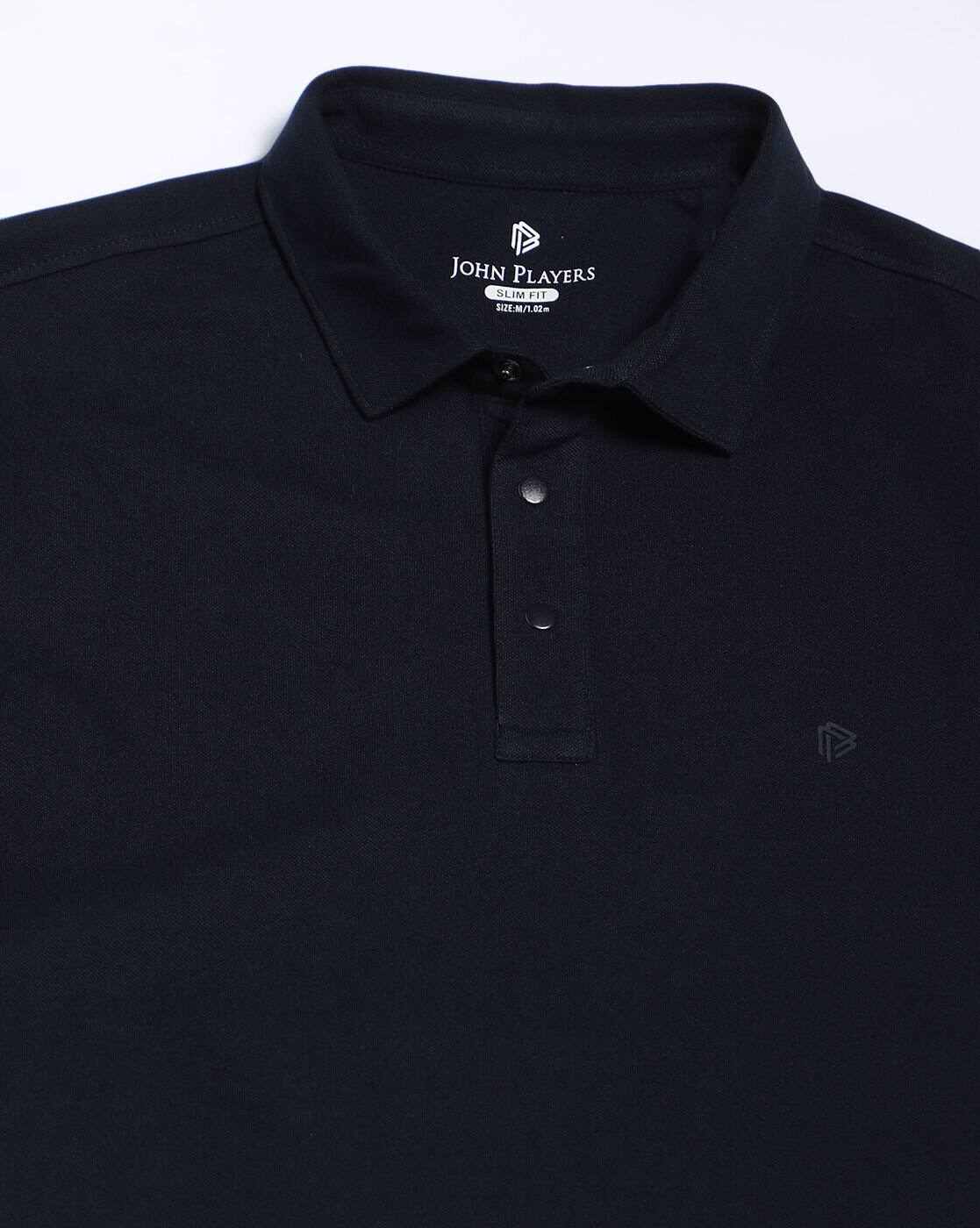 JOHN PLAYERS | Men Slim Fit Polo T-Shirt|4