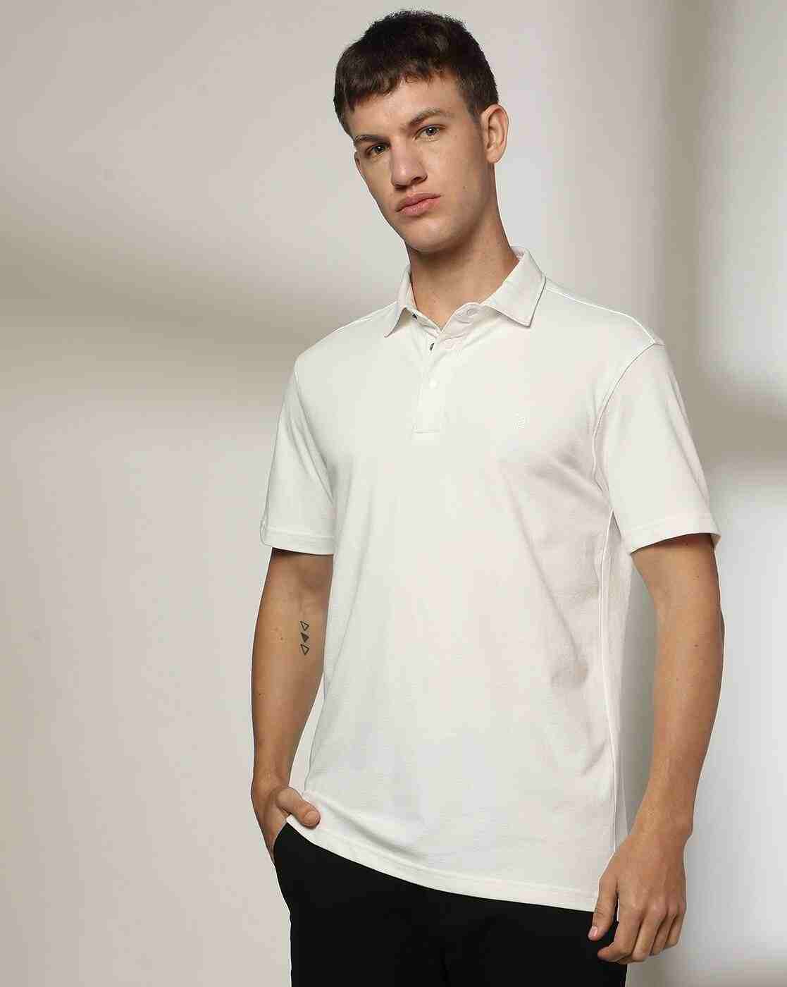 Men Slim Fit Polo T-Shirt