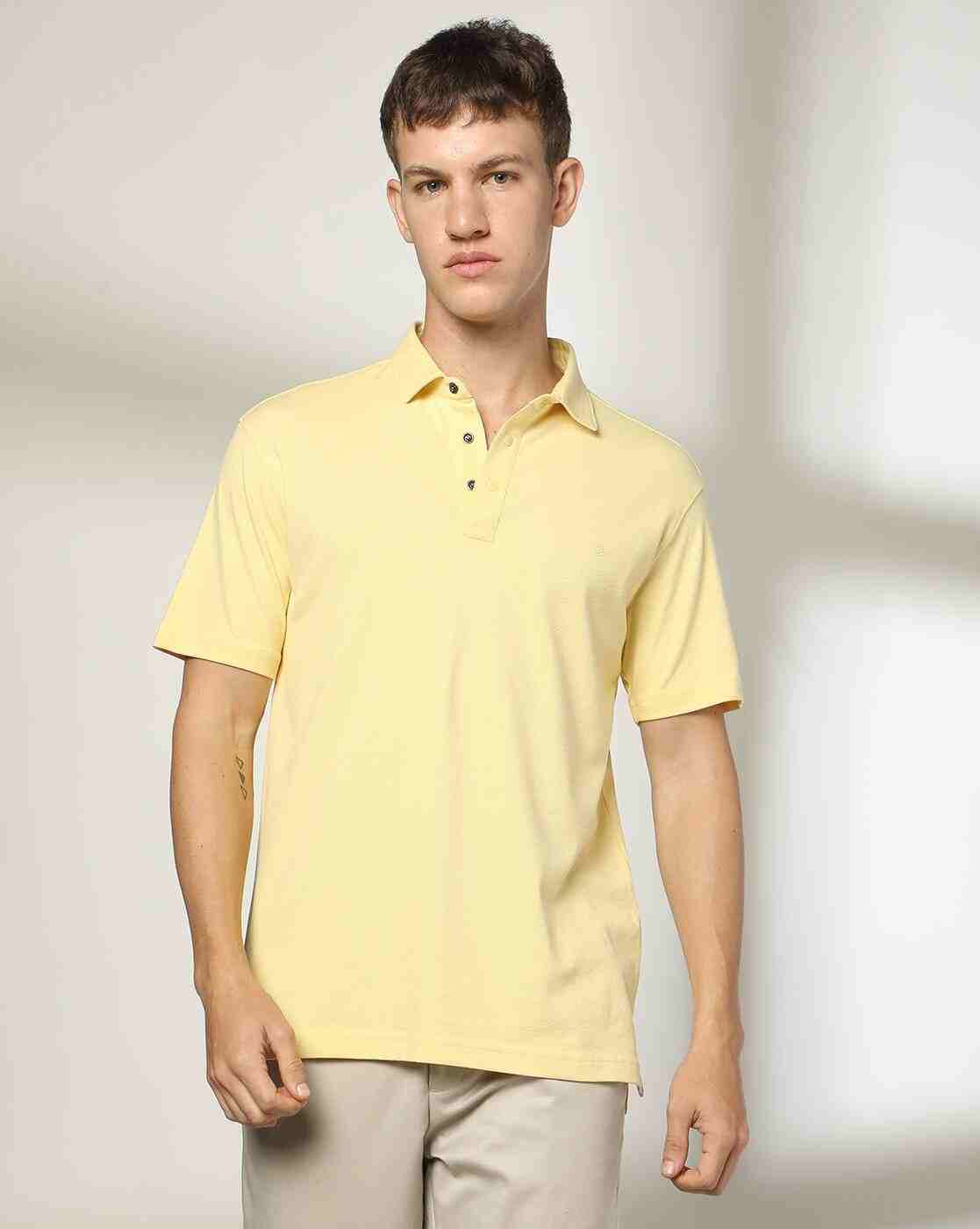 JOHN PLAYERS | Men Slim Fit Polo T-Shirt|1