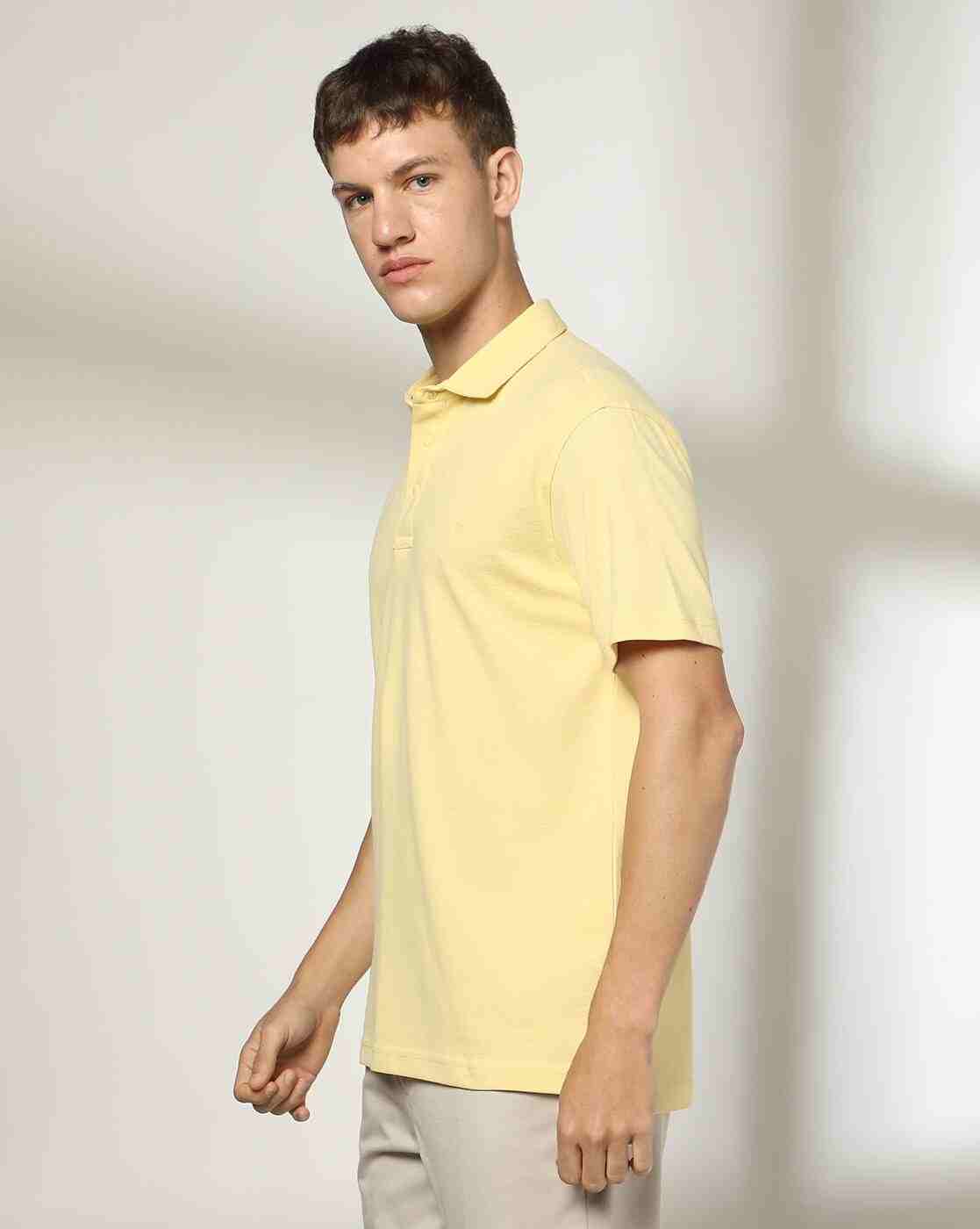 JOHN PLAYERS | Men Slim Fit Polo T-Shirt|2