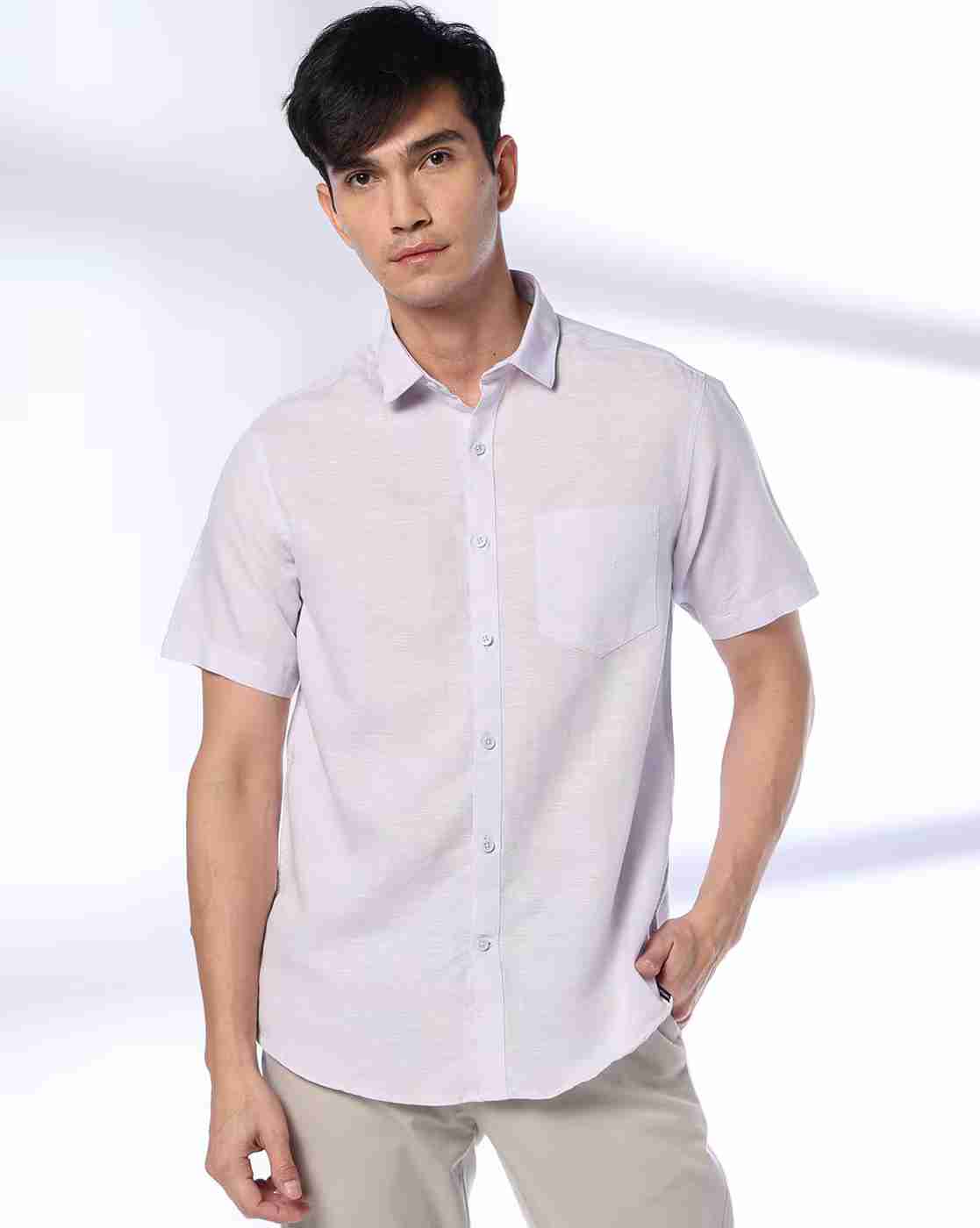JOHN PLAYERS | Men Slim Fit Shirt|0