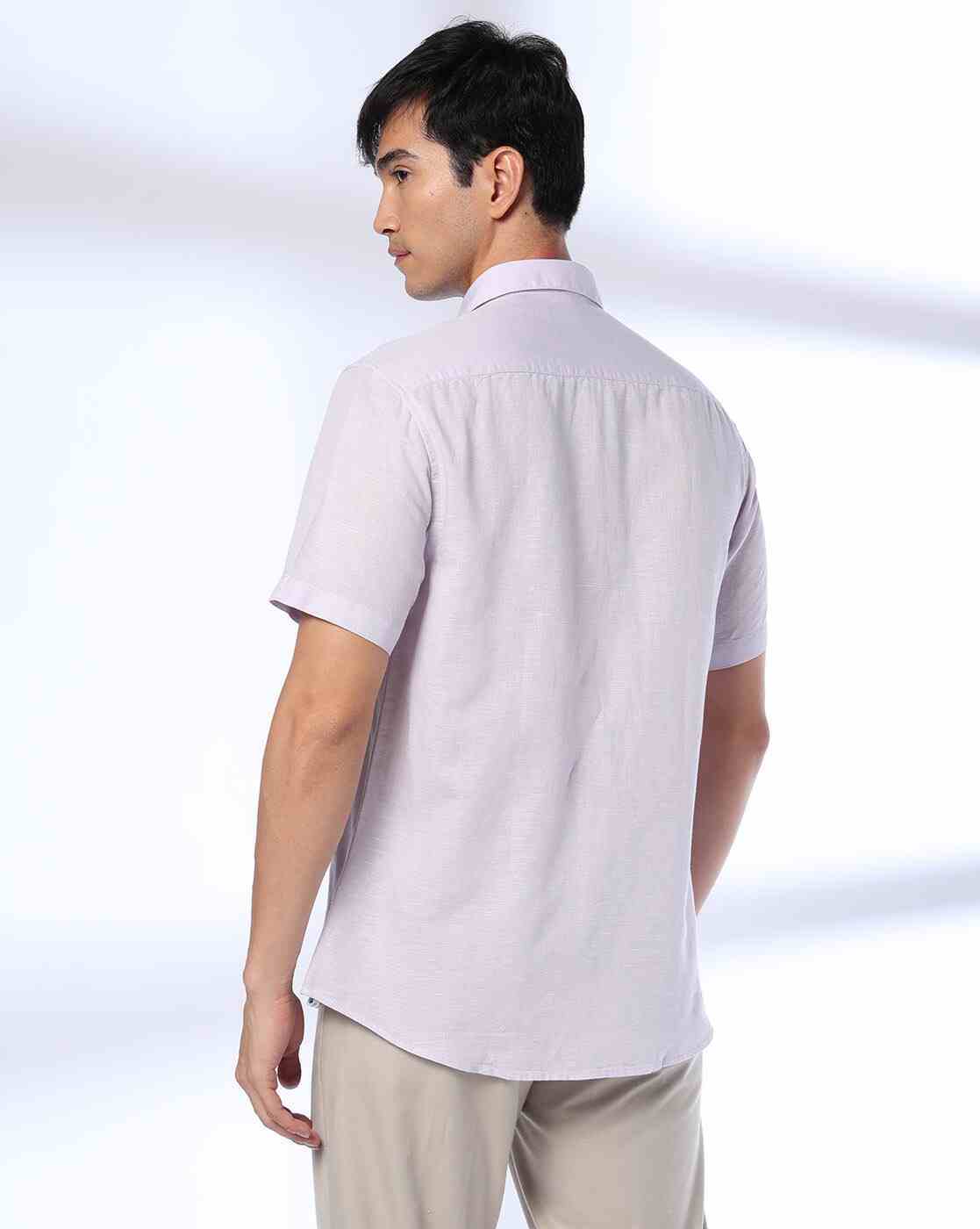 JOHN PLAYERS | Men Slim Fit Shirt|2