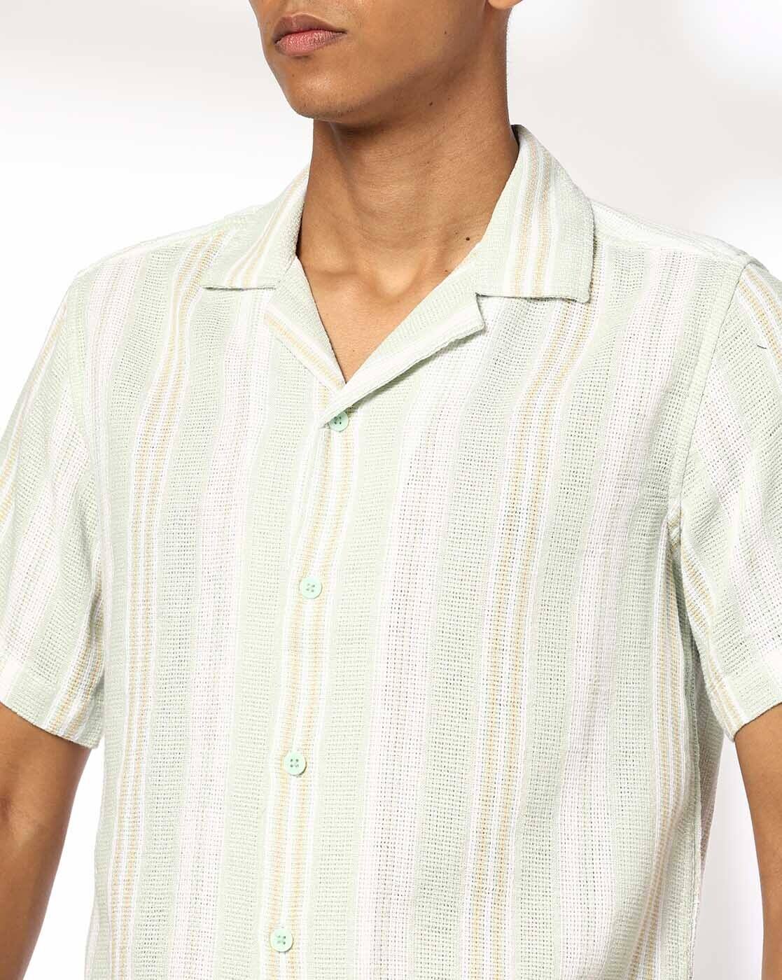 JOHN PLAYERS | Men Striped Relaxed Fit Shirt|3
