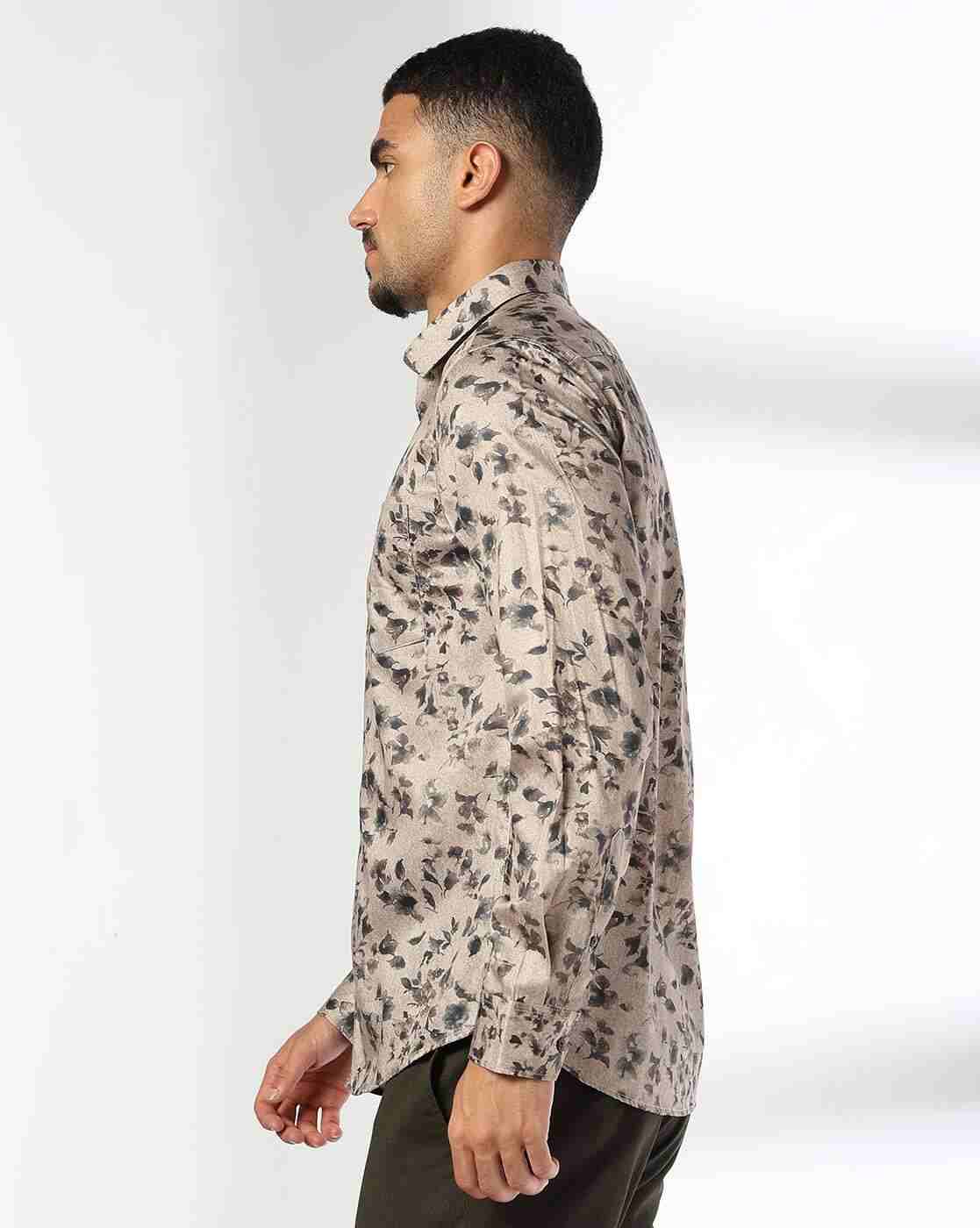 JOHN PLAYERS | Men Slim Fit Printed Shirt|1