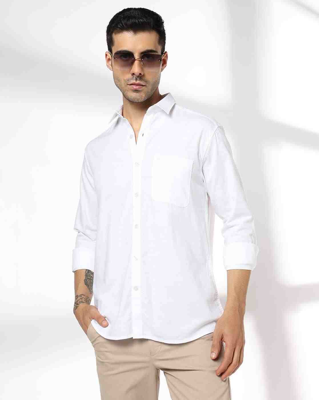 Men Slim Fit Cotton Shirt