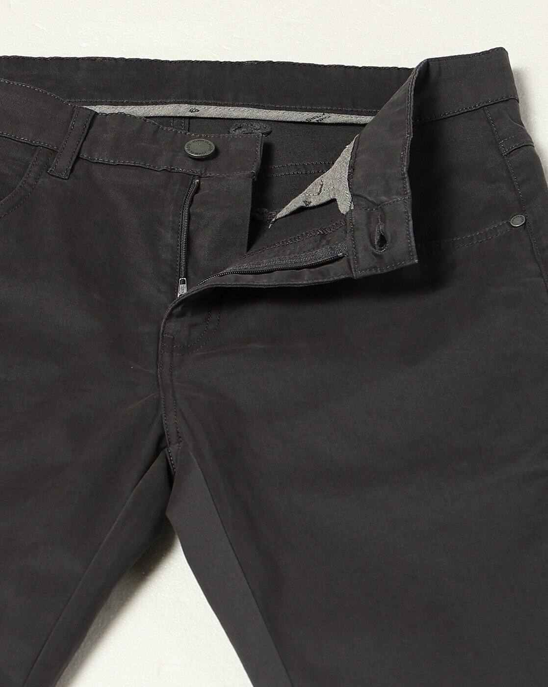 JOHN PLAYERS | Men Skinny Fit Flat-Front Chinos|4